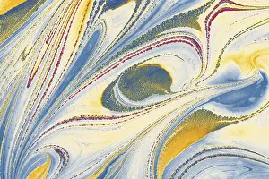 Fabric Texture Background Drucke: Abstract creative marbling pattern templat for fabric