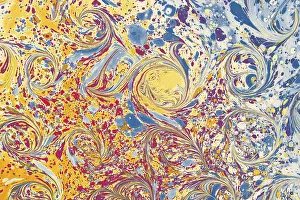 Fabric Background Texture Drucke: Abstract creative marbling pattern templat for fabric