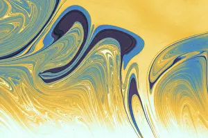 Marbled Background Image Drucke: Abstract creative marbling pattern templat for fabric