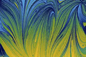 Abstract Marble Texture Drucke: Abstract creative round marble pattern texture