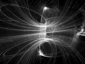 Abstract Digital Design Drucke: Abstract dark background - computer-generated image