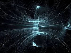 Abstract Digital Design Drucke: Abstract dark background - computer-generated image