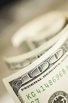 Abstract Dollar Bills Drucke: Abstract of one hundred dollar bills