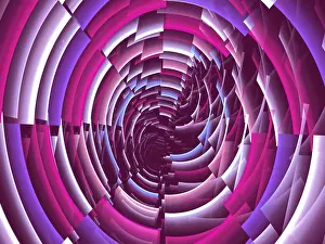 Abstract Computer Generated Image Drucke: Abstract fractal background - computer-generated image