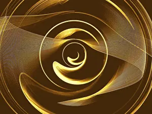 Abstract Computer Generated Image Drucke: Abstract fractal background - computer-generated image