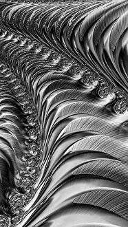 Abstract Fractal Background Drucke: Abstract fractal background - computer-generated image