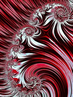Abstract Fractal Background Drucke: Abstract fractal background - computer-generated image