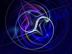 Abstract Fractal Background Drucke: Abstract fractal background - computer-generated image