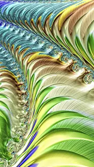 Abstract Fractal Background Drucke: Abstract fractal background - computer-generated image