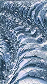 Digital Art Illustration Drucke: Abstract fractal background - computer-generated image
