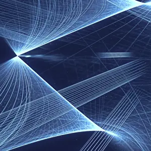 Abstract Fractal Background Drucke: Abstract geometric background - computer-generated image