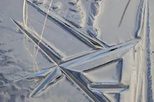 Ice Structures In Lapland Drucke: Abstract ice structures, Norrbotten