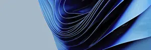 Modern Illustration Concept Drucke: An abstract image featuring smooth