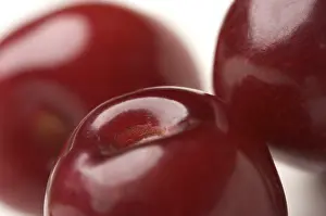 Types Of Cherry Varieties Drucke: Abstract macro image of cherries