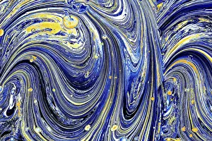 Abstract Marbling Art Drucke: Abstract marbling art patterns as background