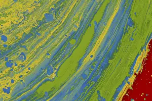 Abstract Marbling Art Drucke: Abstract marbling art patterns as background