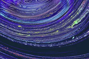 Deserted Landscape Images Drucke: Abstract marbling art patterns as background