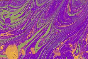 Deserted Landscape Images Drucke: Abstract marbling art patterns as background