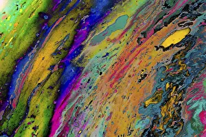 Abstract Marbling Art Drucke: Abstract marbling art patterns as background