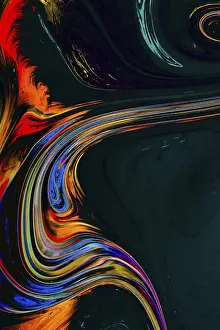 Abstract Marbling Art Drucke: Abstract marbling art patterns as background