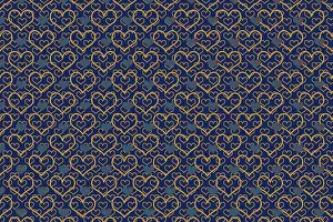 Abstract Heart Pattern Drucke: Abstract marbling heart pattern for fabric