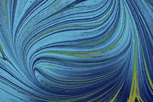 Full Frame Background Image Drucke: Abstract marbling pattern for fabric