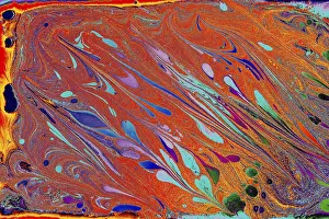 Abstract Marbling Pattern Drucke: Abstract marbling pattern for fabric