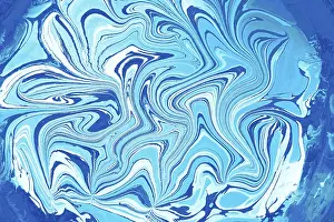 Abstract Marbling Pattern Drucke: Abstract marbling pattern for fabric
