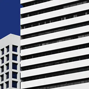 Bangkok Cityscape Photography Drucke: Abstract minimal style architecture background