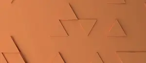 Contemporary Computer Graphics Drucke: Abstract modern orange triangle background