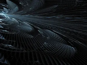 Abstract Fractal Art Drucke: Abstract mystic or esoteric background - computer-generated image