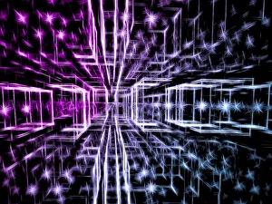 Abstract Neon Background Drucke: Abstract neon background