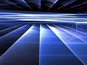 Abstract Tech Background Drucke: Abstract tech background - computer-generated image