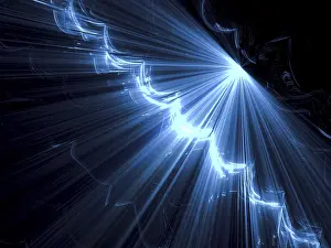 Abstract Tech Background Drucke: Abstract tech background - computer-generated image