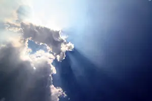 Open Air Landscapes Drucke: Actinism at clouded sky