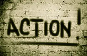 Freedom Of Expression Drucke: Action Concept