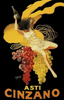Asti Drucke: Asti cinzano print 1910