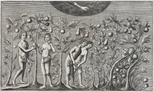 Die Geschichte von Adam und Eva, der Sturz des Menschen aus dem Paradies
