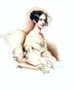 Historical Royalty Drucke: Adelheid of Austria