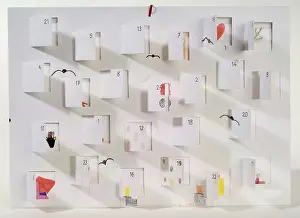 Christmas Celebration Drucke: Advent calendar