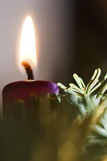 Advent Candle Drucke: Advent candle