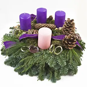 Advent Season Hints Drucke: Advent wreath