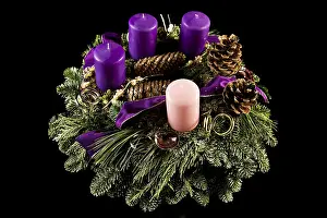 Advent Wreath Drucke: Advent wreath