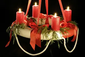 Christmas Market Drucke: Advent wreath