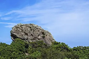 Studland Drucke: Agglestone Rock, Teufelshammer