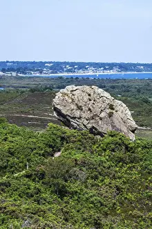 Northern Europe Landmark Drucke: Agglestone Rock, Devil's Anvil
