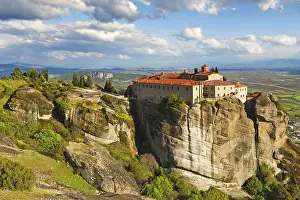 Drucke von Agios Stephanos Kloster im Meteora-Klosterkomplex in Griechenland Meteora Drucke: Agios Stephanos Kloster im Meteora-Klosterkomplex in Griechenland.