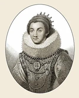 Gerahmter Druck : Agnes Douglas, Gräfin von Argyll Gerahmter Druck : Agnes Douglas, Gräfin von Argyll