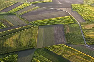 Southern Germany Agriculture Drucke: Agricultural landscape, fields