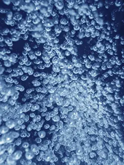 Underwater Air Bubble Effect Drucke: Air bubbles, underwater bubbles Abstract Background